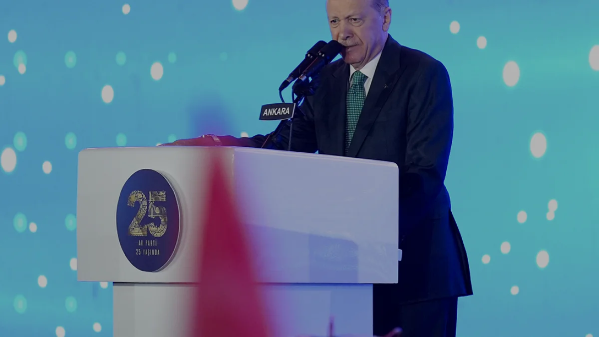 Erdoğan AK Parti 25 Yaşında Çeyrek Asrı Devirdik
