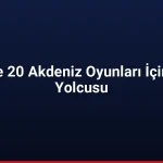 Türkiye 20 Akdeniz Oyunları İçin İtalya Yolcusu